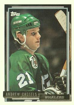 1992-93 Topps - Gold #23 Andrew Cassels Front