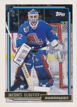 1992-93 Topps - Gold #66 Jacques Cloutier Front