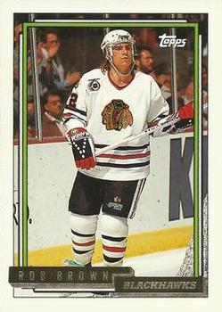 1992-93 Topps - Gold #72 Rob Brown Front