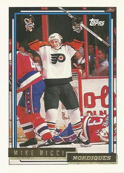 1992-93 Topps - Gold #86 Mike Ricci Front