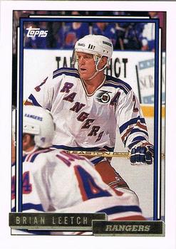 1992-93 Topps - Gold #293 Brian Leetch Front