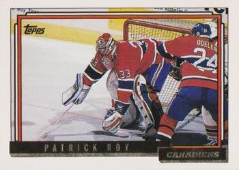 1992-93 Topps - Gold #508 Patrick Roy Front
