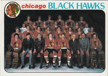 1978-79 Topps #195 Chicago Black Hawks Team Front