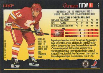 1994-95 O-Pee-Chee Premier - Special Effects #9 German Titov Back