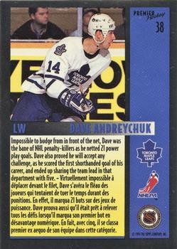 1994-95 O-Pee-Chee Premier - Special Effects #38 Dave Andreychuk Back