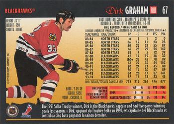 1994-95 O-Pee-Chee Premier - Special Effects #67 Dirk Graham Back