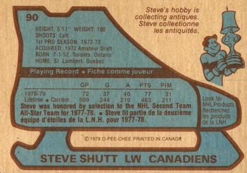 1979-80 O-Pee-Chee #90 Steve Shutt Back