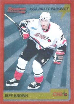 1995-96 Bowman - Draft Prospects #P5 Jeff Brown Front