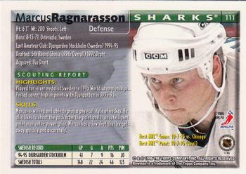 1995-96 Bowman - Foil #111 Marcus Ragnarsson Back