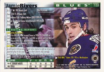 1995-96 Bowman - Foil #132 Jamie Rivers Back