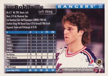 1995-96 Bowman - Foil #23 Luc Robitaille Back