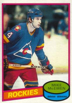 1980-81 O-Pee-Chee #185 Mike McEwen Front