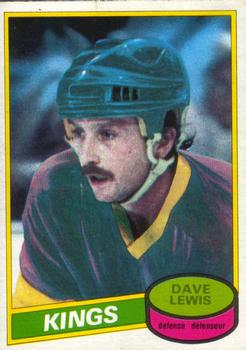 1980-81 O-Pee-Chee #196 Dave Lewis Front