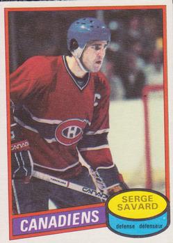 1980-81 O-Pee-Chee #26 Serge Savard Front