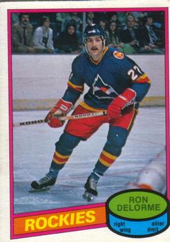 1980-81 O-Pee-Chee #321 Ron Delorme Front