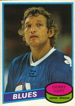 1980-81 O-Pee-Chee #349 Gerry Hart Front