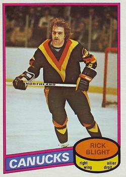 1980-81 O-Pee-Chee #372 Rick Blight Front
