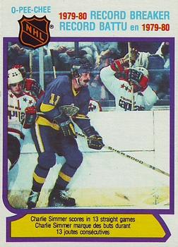 1980-81 O-Pee-Chee #4 Charlie Simmer Front