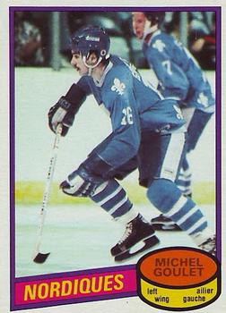 1980-81 O-Pee-Chee #67 Michel Goulet Front
