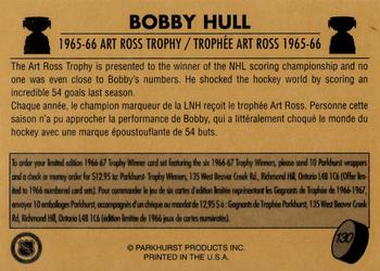 1995-96 Parkhurst 1966-67 #130 Bobby Hull Back