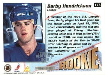 1995-96 Summit - Ice #178 Darby Hendrickson Back