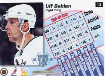 1995-96 Summit - Ice #15 Ulf Dahlen Back