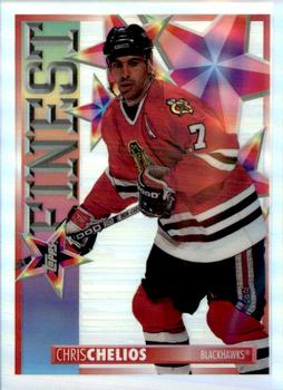 1995-96 Topps - Mystery Finest Refractors #M18 Chris Chelios Front