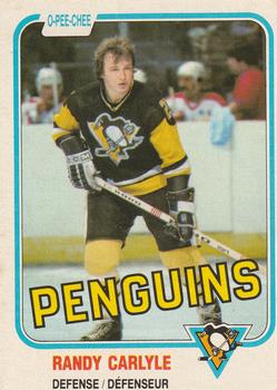 1981-82 O-Pee-Chee #256 Randy Carlyle Front