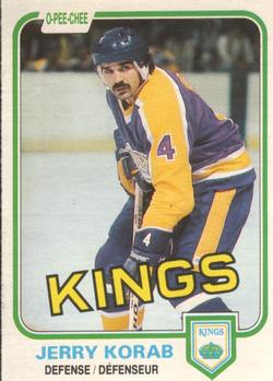 1981-82 O-Pee-Chee #145 Jerry Korab Front