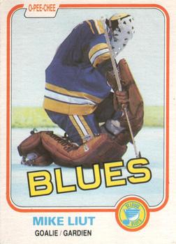 1981-82 O-Pee-Chee #289 Mike Liut Front