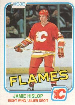 1981-82 O-Pee-Chee #40 Jamie Hislop Front