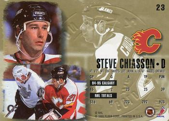 1995-96 Ultra - Gold Medallion #23 Steve Chiasson Back
