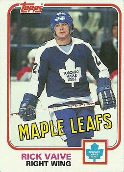 1981-82 Topps #44 Rick Vaive Front