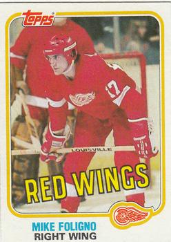 1981-82 Topps #W87 Mike Foligno Front