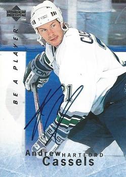 1995-96 Upper Deck Be a Player - Autographs #S30 Andrew Cassels Front