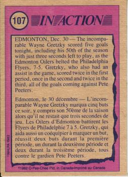 1982-83 O-Pee-Chee #107 Wayne Gretzky Back