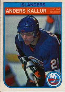 1982-83 O-Pee-Chee #203 Anders Kallur Front