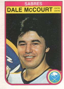 1982-83 O-Pee-Chee #28 Dale McCourt Front