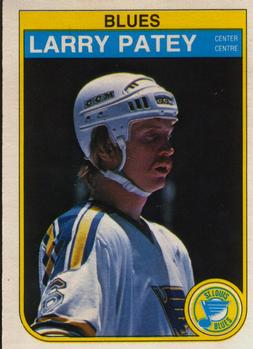 1982-83 O-Pee-Chee #308 Larry Patey Front