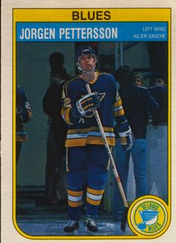 1982-83 O-Pee-Chee #309 Jorgen Pettersson Front