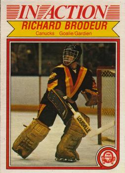 1982-83 O-Pee-Chee #340 Richard Brodeur Front