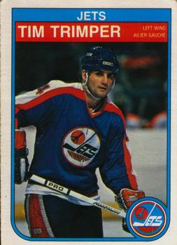 1982-83 O-Pee-Chee #394 Tim Trimper Front