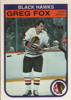1982-83 O-Pee-Chee #65 Greg Fox Front
