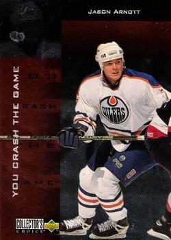 1996-97 Collector's Choice - You Crash the Game Silver Exchange #CR23 Jason Arnott Front