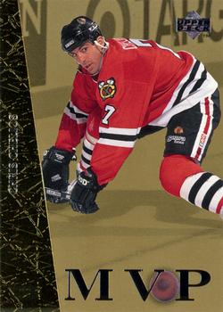 1996-97 Collector's Choice - Upper Deck MVP Gold #UD31 Chris Chelios Front