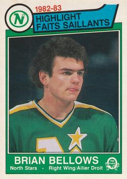 1983-84 O-Pee-Chee #165 Brian Bellows Front