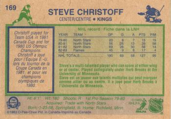 1983-84 O-Pee-Chee #169 Steve Christoff Back