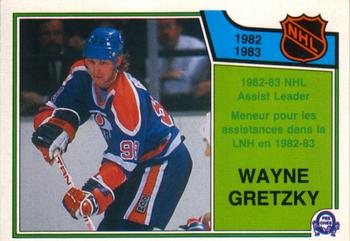 1983-84 O-Pee-Chee #216 Wayne Gretzky Front