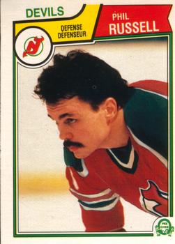 1983-84 O-Pee-Chee #237 Phil Russell Front