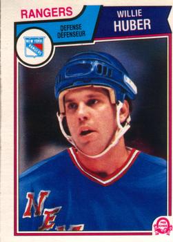 1983-84 O-Pee-Chee #246 Willie Huber Front